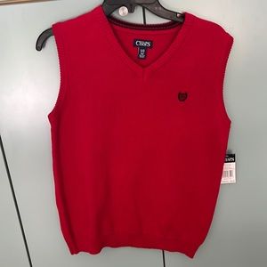 Red chaps vest
